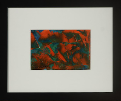 Metin Eloğlu imzalı tablo — Yağlı Boya, 10×14 cm, 6.000 TL müzayede satışı
