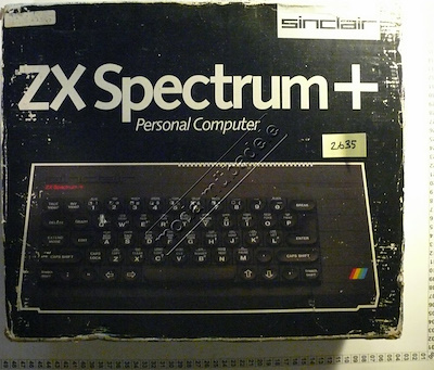 OBJE-Sinclair ZX-Spectrum+ Kişisel Bilgisayar 1980'ler Çalışır