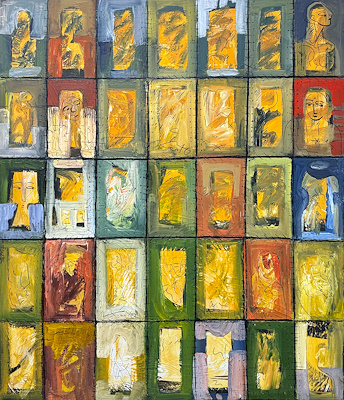 Fikret Öztürk imzalı tablo — Yağlı Boya, 125×105 cm, 16.000 TL müzayede satışı