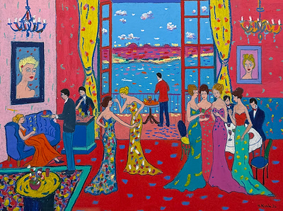 Murat Mizrahi imzalı tablo — Pastel Boya, 30×40 cm, 43.000 TL müzayede satışı