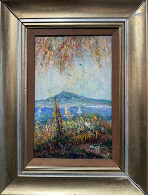 Mustafa Turgut Tokat imzalı tablo — Yağlı Boya, 35×23 cm, 21.000 TL müzayede satışı