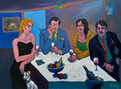 Halis Karakurt imzalı tablo — Yağlı Boya, 35×50 cm, 25.000 TL müzayede satışı