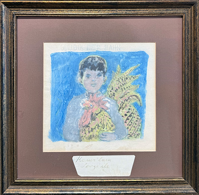 Orhan Peker imzalı tablo — Karışık Teknik, 22×22 cm, 80.000 TL müzayede satışı