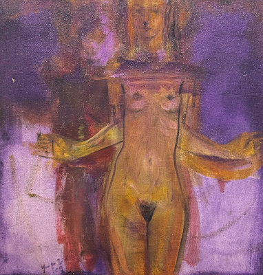 Yusuf Ziya imzalı tablo — Yağlı Boya, 50×50 cm, 10.000 TL müzayede satışı