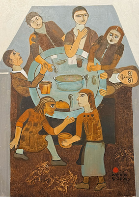 Nevin Çokay imzalı tablo — Yağlı Boya, 70×50 cm, 160.000 TL müzayede satışı