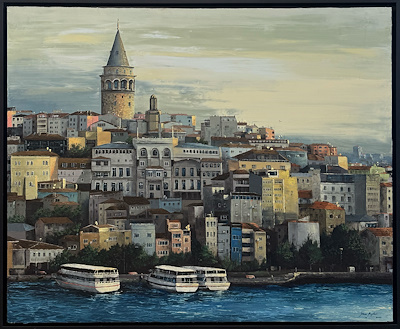 İlhan Aydan imzalı tablo — Yağlı Boya, 100×120 cm, 110.000 TL müzayede satışı