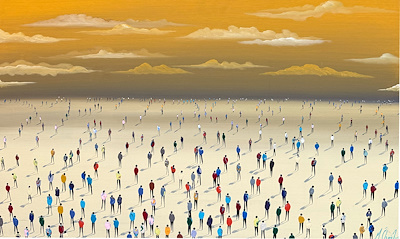 Muhammed Özgül imzalı tablo — Akrilik Boya, 60×100 cm, 30.000 TL müzayede satışı