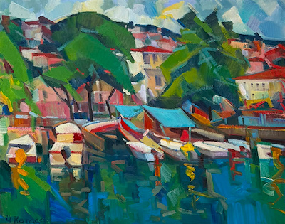 Ümmet Karaca imzalı tablo — Yağlı Boya, 80×100 cm, 65.000 TL müzayede satışı