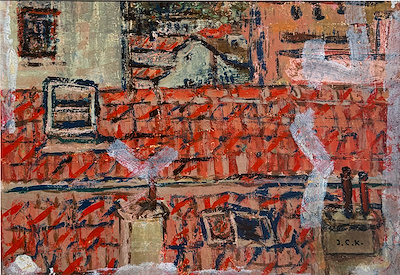 İhsan Cemal Karaburçak imzalı tablo — Yağlı Boya, 33×47 cm, 450.000 TL müzayede satışı