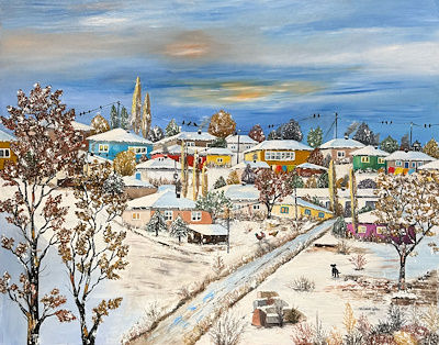 Neriman Güler imzalı tablo — Yağlı Boya, 80×100 cm, 16.000 TL müzayede satışı