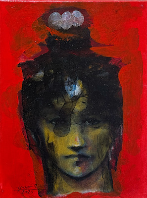 Yusuf Ziya imzalı tablo — Akrilik Boya, 34×24 cm, 19.000 TL müzayede satışı