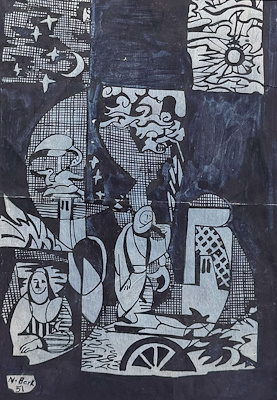 Nurullah Berk imzalı tablo — 30×21 cm, 220.000 TL müzayede satışı