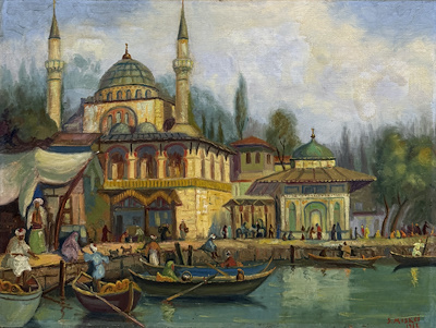 Setrak Miskciyan imzalı tablo — Yağlı Boya, 57×75 cm, 180.570 TL müzayede satışı