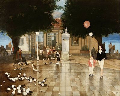 Faruk Cimok imzalı tablo — Yağlı Boya, 80×100 cm, 293.426 TL müzayede satışı
