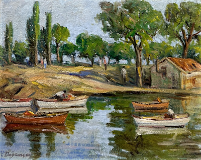 Adil Doğançay imzalı tablo — Yağlı Boya, 40×50 cm, 146.713 TL müzayede satışı