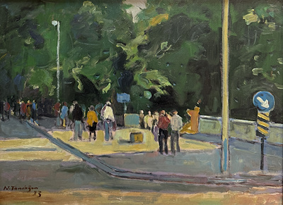 Nihat Tandoğan imzalı tablo — Yağlı Boya, 30×40 cm, 27.085 TL müzayede satışı