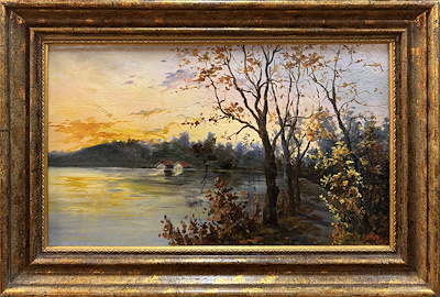 Şevket Dağ imzalı tablo — 40×65 cm, 361.140 TL müzayede satışı