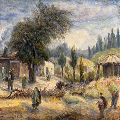 Mustafa Turgut Tokat imzalı tablo — Yağlı Boya, 60×60 cm, 338.569 TL müzayede satışı