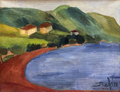 Refia Edren Çıray imzalı tablo — Yağlı Boya, 33×42 cm, 45.142 TL müzayede satışı
