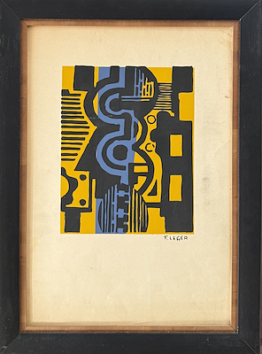 Fernand Léger imzalı tablo — Baskı, 50×34 cm, 15.800 TL müzayede satışı