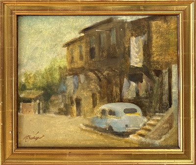Edip Hakkı Köseoğlu imzalı tablo — Yağlı Boya, 32×40 cm, 214.427 TL müzayede satışı