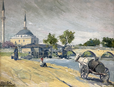 Hayri Çizel imzalı tablo — Yağlı Boya, 26×32 cm, 180.570 TL müzayede satışı