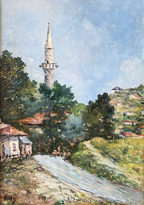 Kadri Aytolon imzalı tablo — Yağlı Boya, 34×24.5 cm, 72.228 TL müzayede satışı