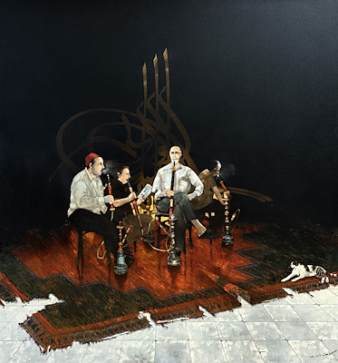 Faruk Cimok imzalı tablo — Yağlı Boya, 150×140 cm, 812.565 TL müzayede satışı