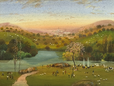 Vahap Demirbaş imzalı tablo — Karışık Teknik, 55×72 cm, 112.856 TL müzayede satışı