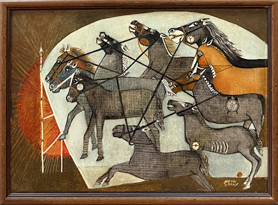 Nevin Çokay imzalı tablo — Yağlı Boya, 50×70 cm, 203.141 TL müzayede satışı