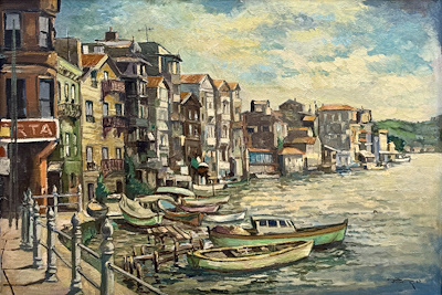 Fikret Kolverdi imzalı tablo — Yağlı Boya, 64×93 cm, 293.426 TL müzayede satışı