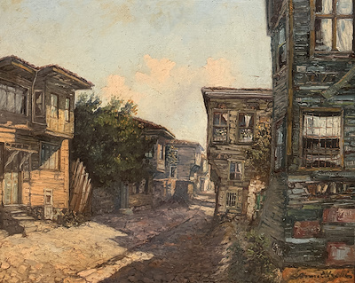 Ahmet Uzelli imzalı tablo — Yağlı Boya, 50×62 cm, 157.999 TL müzayede satışı