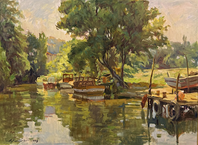 Ayhan Türker imzalı tablo — Yağlı Boya, 54×73 cm, 248.284 TL müzayede satışı