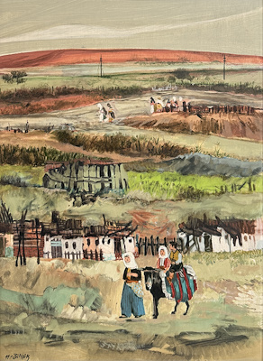 Hüseyin Bilişik imzalı tablo — Yağlı Boya, 65×48 cm, 180.570 TL müzayede satışı