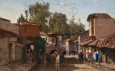 Fabıus Brest imzalı tablo — Yağlı Boya, 12×19.3 cm, 428.854 TL müzayede satışı