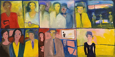 Mehmet Güreli imzalı tablo — Yağlı Boya, 100×200 cm, 361.140 TL müzayede satışı