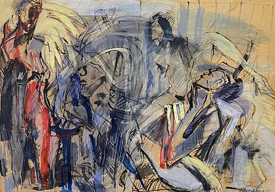 Arzu Başaran imzalı tablo — Akrilik Boya, 68×96 cm, 22.571 TL müzayede satışı