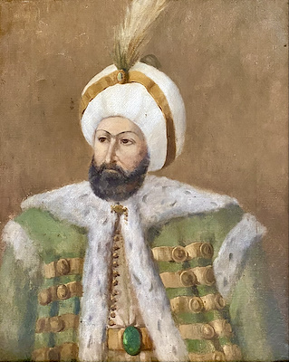 Fatih Sultan Mehmed imzalı tablo — Yağlı Boya, 46×38 cm, 148.982 TL müzayede satışı