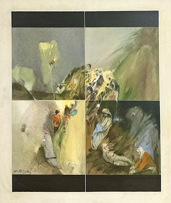 Hüseyin Bilişik imzalı tablo — Akrilik Boya, 71×61 cm, 206.283 TL müzayede satışı