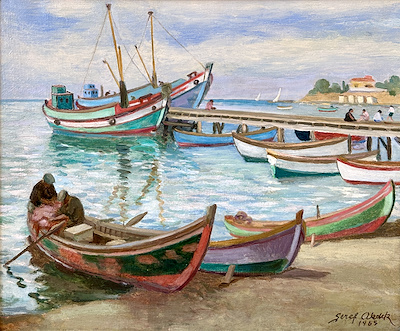Şeref Akdik imzalı tablo — Yağlı Boya, 50×61 cm, 733.450 TL müzayede satışı