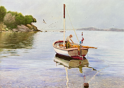 Mustafa Sekban imzalı tablo — Yağlı Boya, 65×90 cm, 343.805 TL müzayede satışı