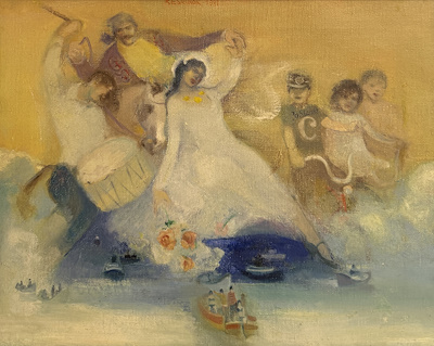 Kayıhan Keskinok imzalı tablo — Yağlı Boya, 40×51 cm, 77.929 TL müzayede satışı