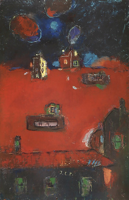 İhsan Cemal Karaburçak imzalı tablo — Yağlı Boya, 49×32 cm, 435.486 TL müzayede satışı