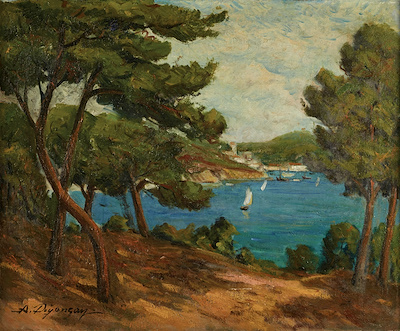 Adil Doğançay imzalı tablo — Yağlı Boya, 50×61 cm, 163.219 TL müzayede satışı