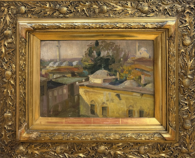 Hayri Çizel imzalı tablo — Yağlı Boya, 23×33 cm, 60.624 TL müzayede satışı