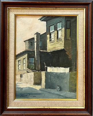 Faruk Öz imzalı tablo — Yağlı Boya, 40×30 cm, 20.985 TL müzayede satışı