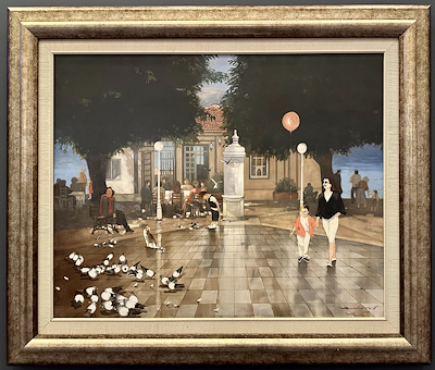 Faruk Cimok imzalı tablo — Yağlı Boya, 80×100 cm, 349.755 TL müzayede satışı