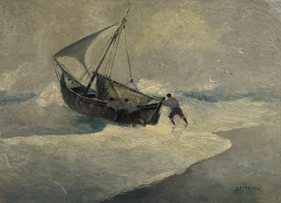 Dimitrie Florian imzalı tablo — Yağlı Boya, 48×68 cm, 46.634 TL müzayede satışı