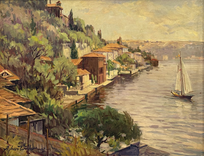 Ayhan Türker imzalı tablo — Yağlı Boya, 50×65 cm, 233.170 TL müzayede satışı