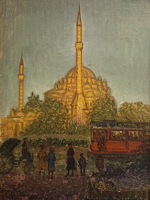 Fuat Soyhan imzalı tablo — Yağlı Boya, 46×36.5 cm, 163.219 TL müzayede satışı